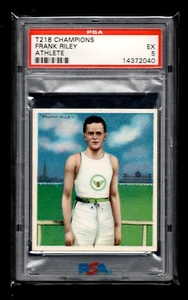 T218 Champion Athletes Frank Riley 1908 US Olympic Track PSA 5 - Bild 1 von 2