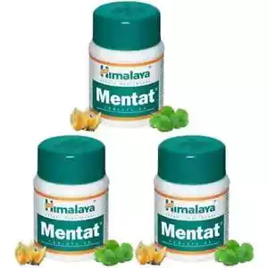 3 X Himalaya Mentat 180 Tabs For Good Memory Health Exp July 2027 - Picture 1 of 12