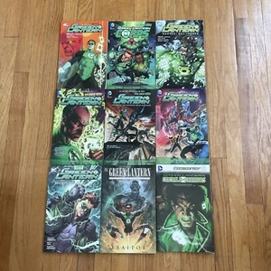 GREEN LANTERN 9 Graphic Novels Lot DC Comics Hal Jordan New 52 Corps Sinestro - Picture 1 of 13
