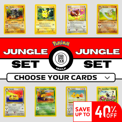 1999 Pokemon Jungle Set: Choose Your Card! Up to 40% off!