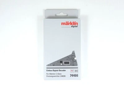 C-Gleis Digital Decoder (für 24630 Dreiwegweiche), Märklin H0 74466 neu OVP - Bild 1 von 2