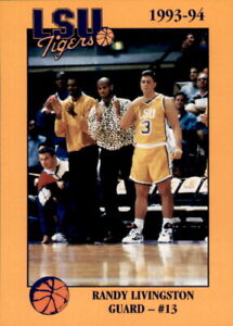 1993-94 LSU Tigers McDag #13 Randy Livingston Nouvelle-Orléans Louisiane Newman High