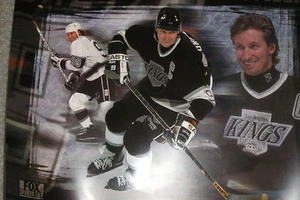 2002 WAYNE GRETZKY JERSEY RETIREMENT POSTER KINGS SGA - Picture 1 of 1