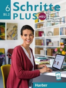 Hueber SCHRITTE PLUS NEU 6 Kursbuch + Arbeitsbuch B1.2 mit AUDIOS ONLINE @ NEU @ - Bild 1 von 2