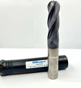 3/4" Carbide Endmill 4 Flute Ballnose Long TiAlN Classic Series (CA4-B) - Picture 1 of 4