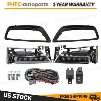 LED Bumper Fog Lights Driving Lamps For 2013 2014 2015 Honda Accord Sedan 4DR Foto 1 de 4