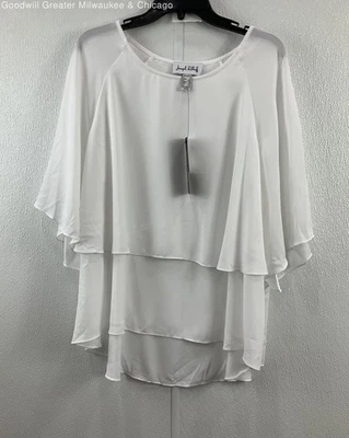 Blusa blanca Joseph Ribkoff talla 14 nueva con etiquetas Foto 1 de 4