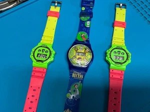Vintage Disney Recess Digital Kids Watch and 2 Kids Digital Watches New Battery - Picture 1 of 6