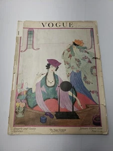 Vintage Vogue Magazine January 15, 1920 Helen Dryden Molyneaux Worth De Meyer - Picture 1 of 12
