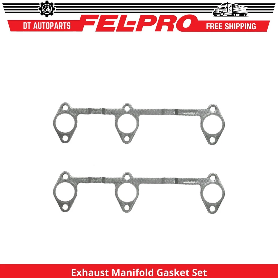 Juego de juntas de colector de escape Fel-Pro 1986 para Pontiac Fiero 1985-1988 2,8 L V6 Foto 1 de 1