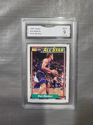 1992 Topps Basketball Dan Majerle #122 All-Star GMA Estado perfeito 9 - Imagem 1 de 2