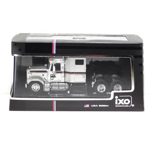 IXO Models 1980 GMC General Silver w/ Black & Red Stripes Semi Truck1:64 Diecast - Picture 1 of 8