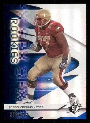 2008 SPx #108 Gosder Cherilus RC /999 - Image 1 of 2