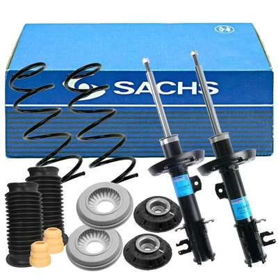 2x SACHS Stoßdämpfer + Staubschutzsatz Domlager Fahrwerksfeder Vorne für CORSA D - Bild 1 von 4