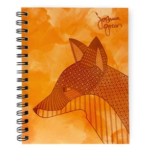 Monster Stationery - Joshua Green A5 Lined Notebook - Made in UK - Fox - Picture 1 of 3