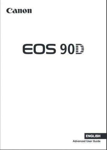 Canon EOS 90D Instruction Owners Manual EOS90D Book NEW - Image 1 of 3