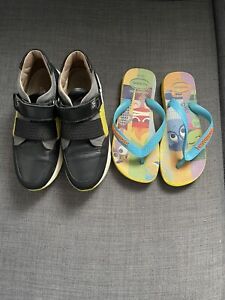 Boys Shoes Bundle Garvalin Size 1 (33),Havaianas  Size 1 (33)