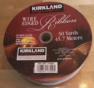 Kirkland Wire Edged Ribbon 50 Yards #A9 1.5 Inch Width - Picture 1 of 5