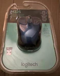 Logitech M325 Optical Wireless Mouse - Blue - Picture 1 of 1