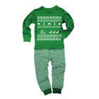 Santa Sleigh Ugly Christmas Sweater Toddler Long Sleeve Shirt & Pants Pajama Set