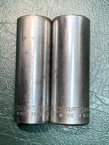 Craftsman | 3/8" Drive | 6 Point Sockets | EE Series | Metric | Lot of 2 - Picture 1 of 8