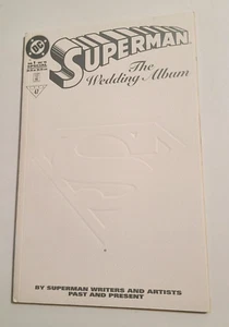 DC Comics Superman: The Wedding Album #1 (1996) copertina bianca in rilievo - Foto 1 di 2