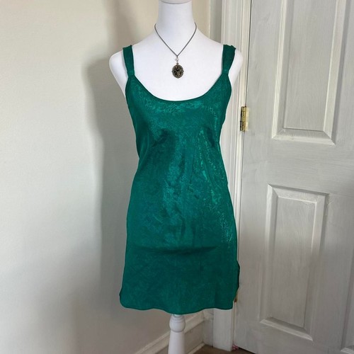 UNDERCOVER Abito slip verde mini lunghezza