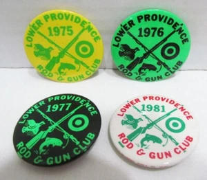 BOTONES PINBACK DE BARRA Y PISTOLA BAJA PROVIDENCIA 1975 1976 1977 1981 PENNSYLVANIA - Imagen 1 de 2