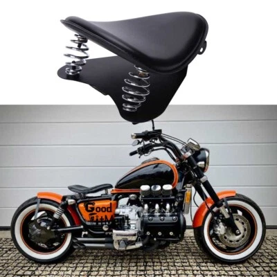 Soporte base resorte asiento individual negro personalizado para Honda Valkyrie Bobber Foto 1 de 4