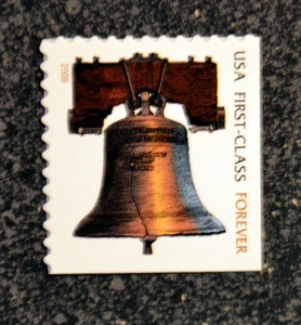 2009USA #4126d Forever Liberty Bell copper with small micro Mint (APU) - Picture 1 of 1