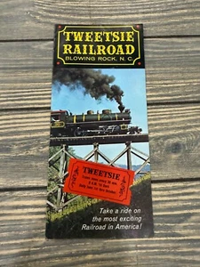 Tweetsie Railroad Brochure Blowing Rock N.C. Vintage 1960s Western-Themed Attrac - Picture 1 of 4