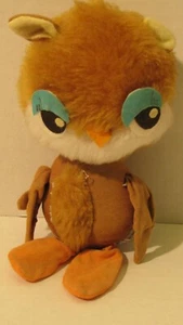 Vintage Russ Big Eyed Owl Russ Berrie & Co. Marrón Relleno 1970 Japón - Imagen 1 de 5