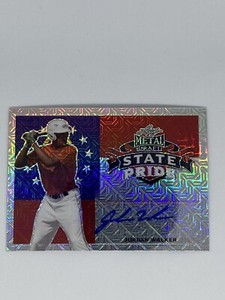 2020 Leaf Metal Draft JORDAN WALKER AUTO RC SILVER MOJO PRIZM STATE PRIDE SP-JW1