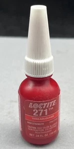 CC@4.75 Loctite 27121 Red 135380 Low Viscosity High Strength Threadlocker, 10 ml - Picture 1 of 6