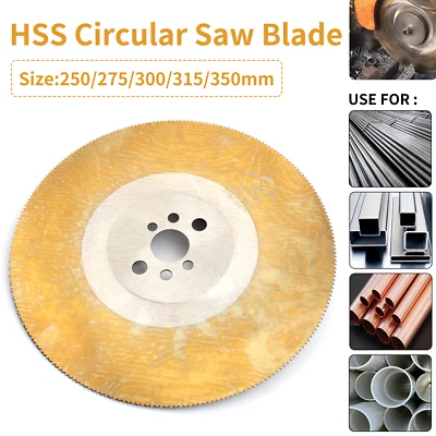 250-350mm Circular Saw Blade 32mm Hole HSS Cutting Disc Wheel For Copper tube - Image 1 of 4