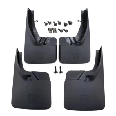 Genuine RAM 1500 Moulded Splash/Mud Guards Front & Rear (Without Fender Flares) - Image 1 of 4