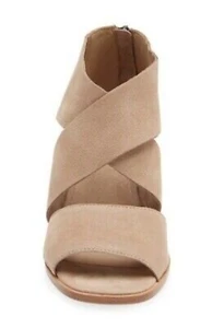 Eileen Fisher Women's Ellis Sandal Size 8 Block Heel Wedge  Leather Ret $250 - Picture 1 of 10