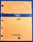 John Deere Model 110 Loader Operators Manual 