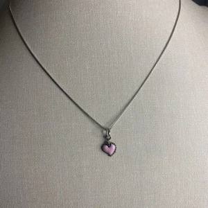 Collana argento 925 con ciondolo cuore sacro smaltato - Ebolibijoux - Foto 1 di 1