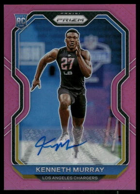 2020 Panini Prizm #327 Kenneth Murray Prizm Pink - Image 1 of 2