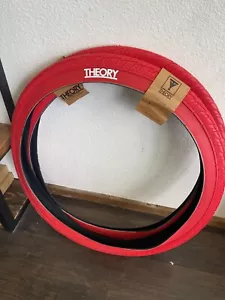PAAR Theory Method 26 x 2.35 Wheelie BMX Fahrradreifen - ROT - Bild 1 von 2