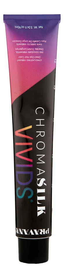 Pravana ChromaSilk Vivids Creme Hair Color Vivid Yellow 3 Oz