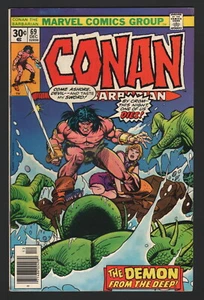 CONAN THE BARBARIAN #69, 1976, Marvel, NM- CONDITION, THE DEMON FROM THE DEEP! - Picture 1 of 1