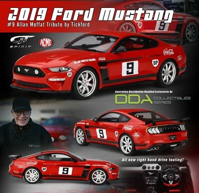 Gt-Spirit Usa 1/18 Scala - 2019 Ford Mustang Allan Moffat Tribute, Coca Cola.#9 - Immagine 1 di 4