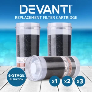 Devanti Water Cooler Filter Purifier System Ceramic Carbon Mineral Cartridge - Picture 1 of 25