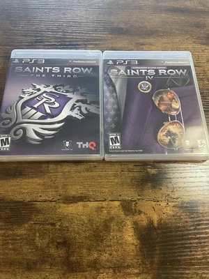 Saints Row the Third + Saints Row 4 PS3 CIB Foto 1 de 4