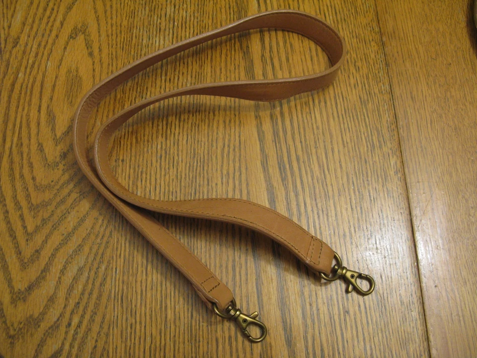 Vintage 35 1/2" light brown REPLACEMENT STRAP perfect for Fossil, Coach, etc - Image 1 of 4