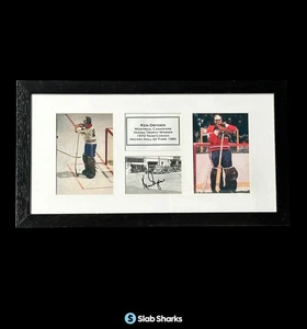 KEN DRYDEN SIGNED AUTO PHOTO MONTREAL CANADIENS FRAMED KSA LOA 22x12 - Picture 1 of 5