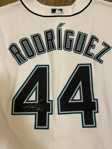 REAL Julio Rodriguez Signed/Autographed Seattle Mariners Nike Jersey Size XL - Picture 1 of 9