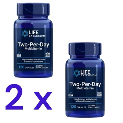 Life Extension Two Per Day 120 Capsules Nahrungsergänzungsmittel-2 x 120Capsules - Bild 1 von 4